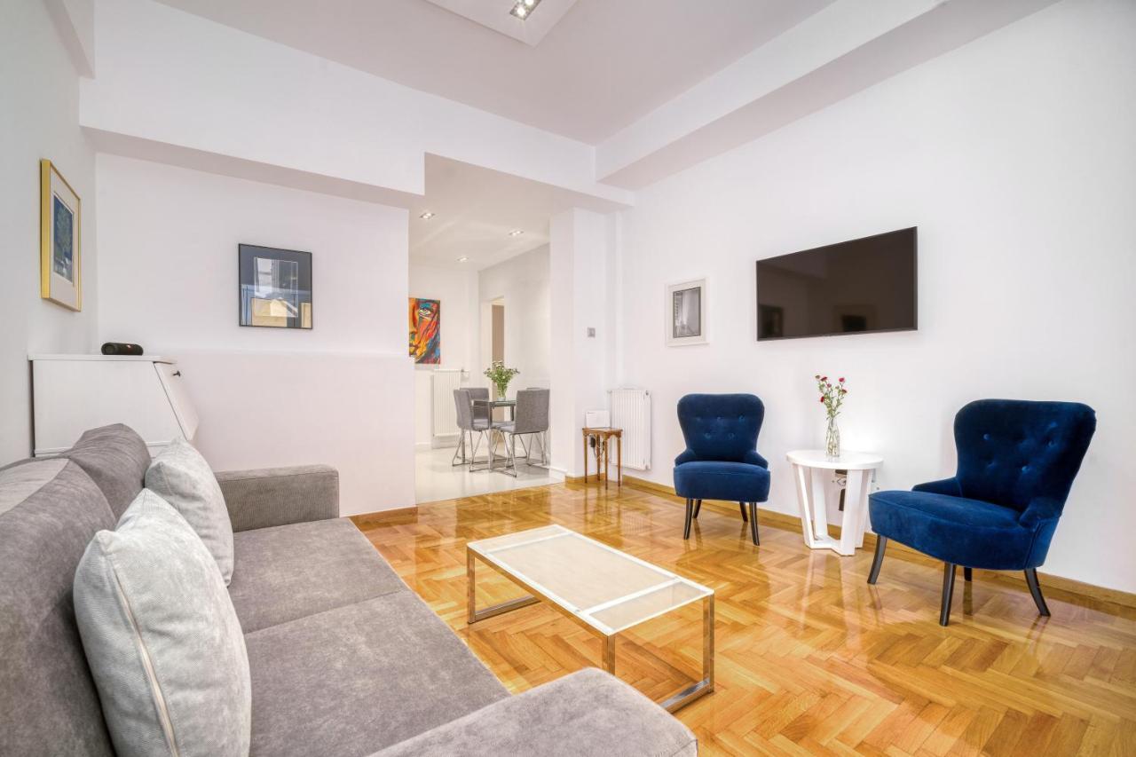 Elegant Light Two Bedroom Apartment In City Center Atény Exteriér fotografie