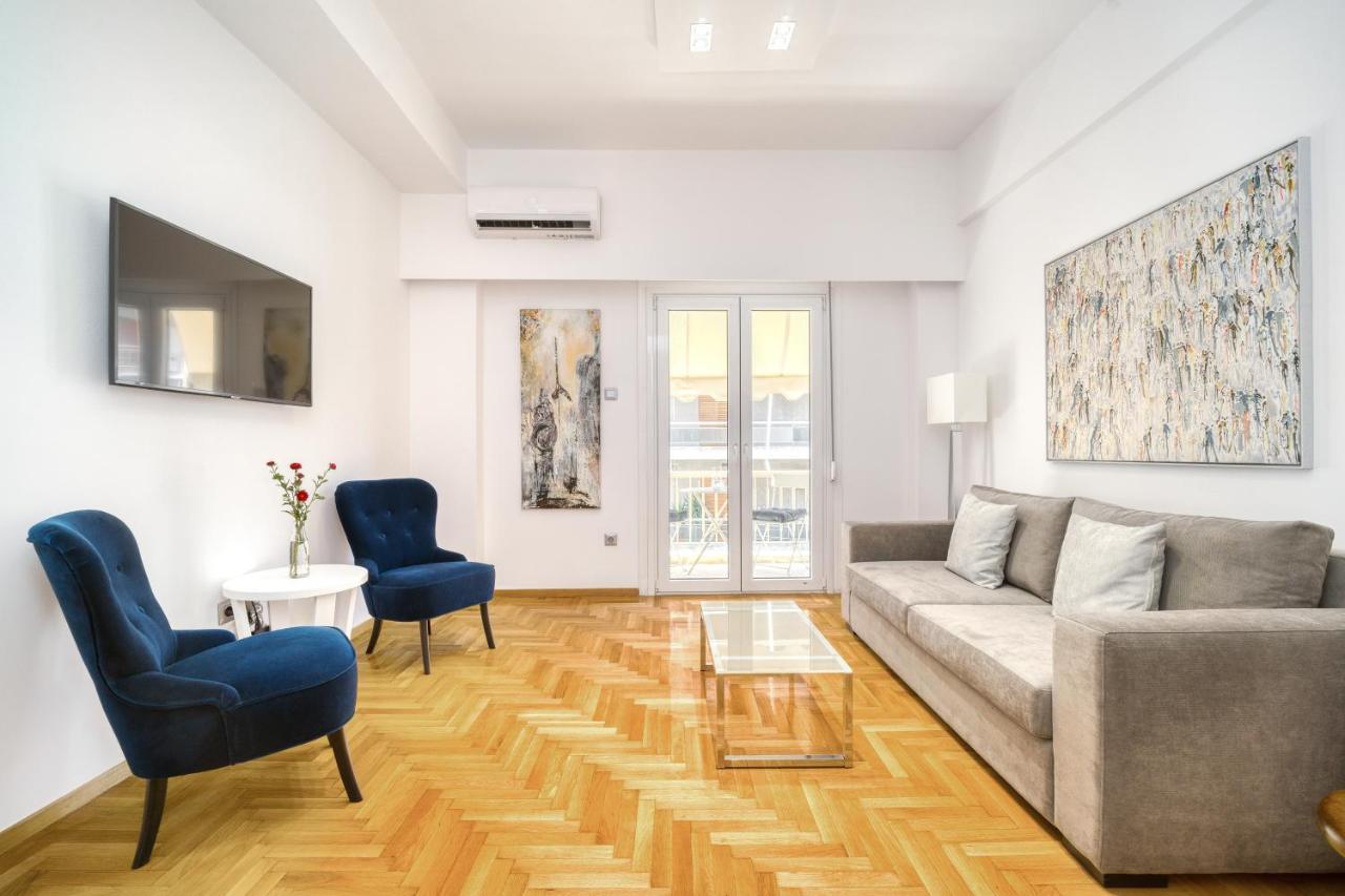 Elegant Light Two Bedroom Apartment In City Center Atény Exteriér fotografie