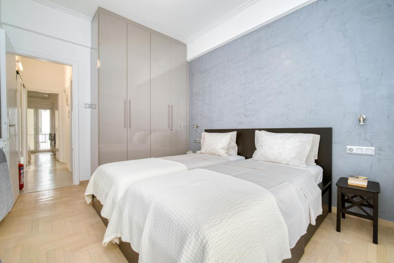 Elegant Light Two Bedroom Apartment In City Center Atény Exteriér fotografie